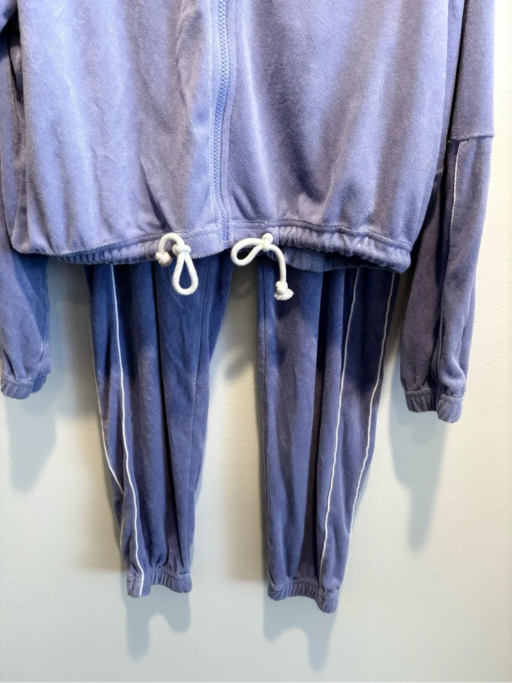 Nike || Retro Femme Terry Cloth Toweling Joggers Jacket Set Lavender Medium